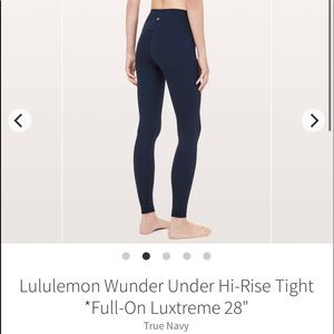 Lululemon - Wunder Under Luxtreme Pants